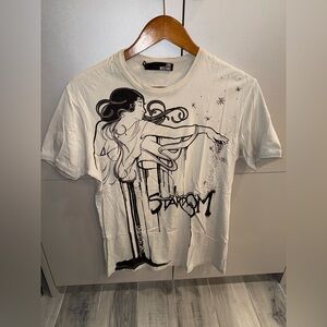 Men’s Love Moschino Tan Graphic T-Shirt Size XL